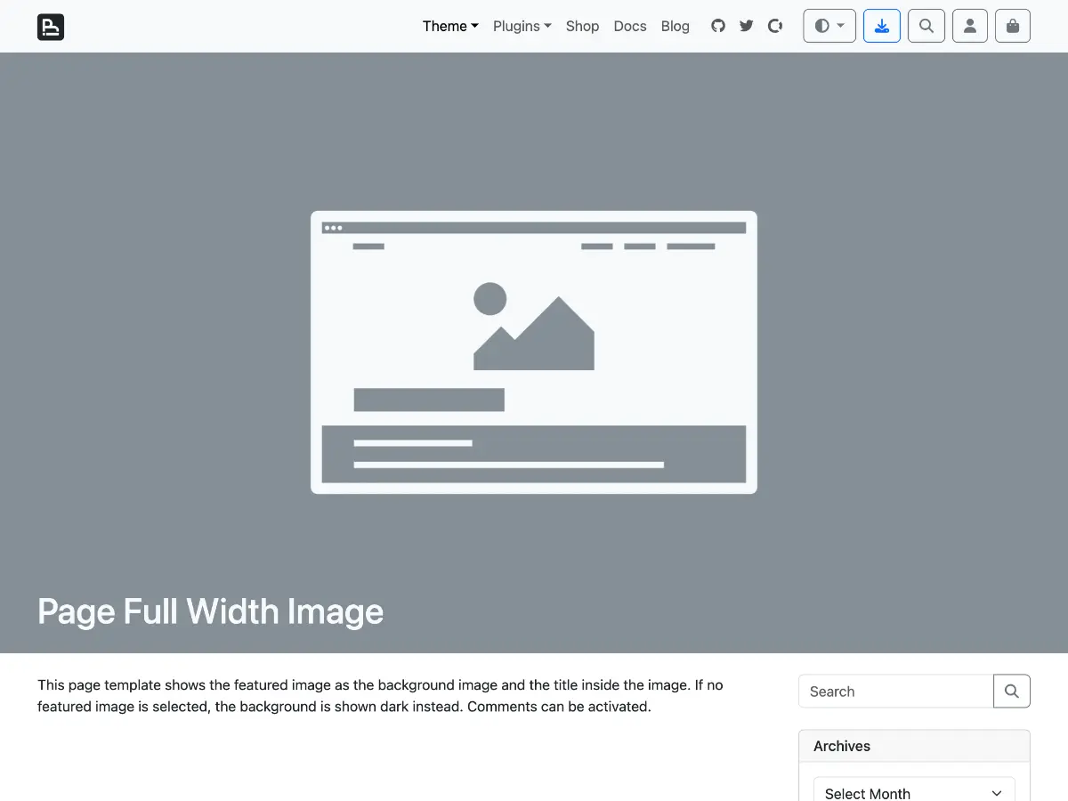 Full Width Image